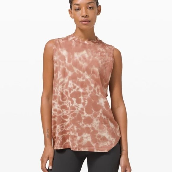 Lululemon All Yours Tank *Tie Dye Marmoleado NWT - Picture 1 of 7